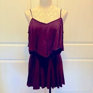 Express Cold Shoulder Purple Dress | Size XS